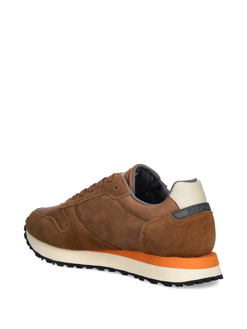 Napapijri Nova sneakers met logopatch Bruin