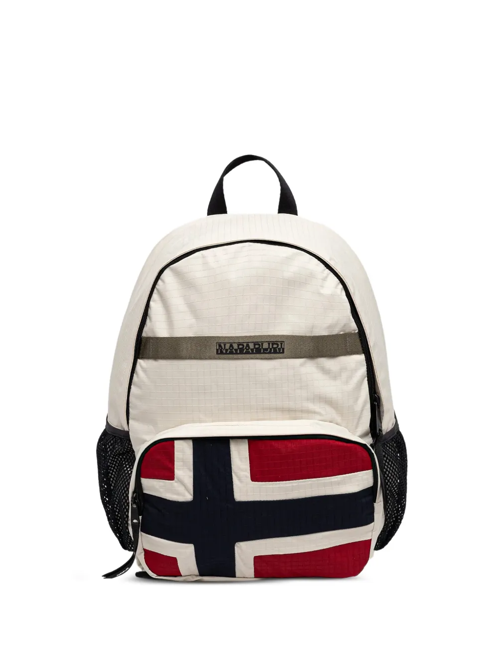 Napapijri Nadir flag graphic backpack - Bianco