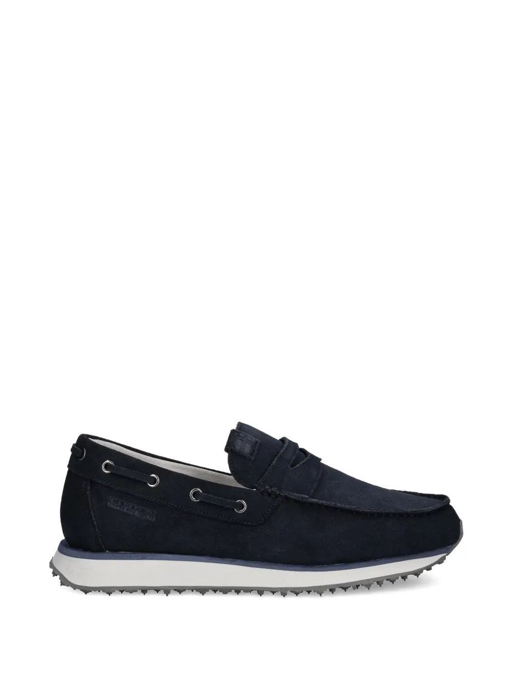 Napapijri Shard Suede Loafers In Blue