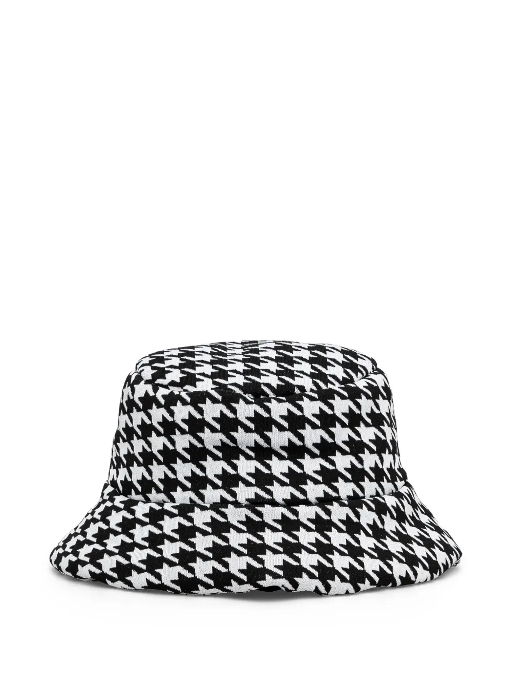 NEWLAND houndstooth bucket hat - Nero