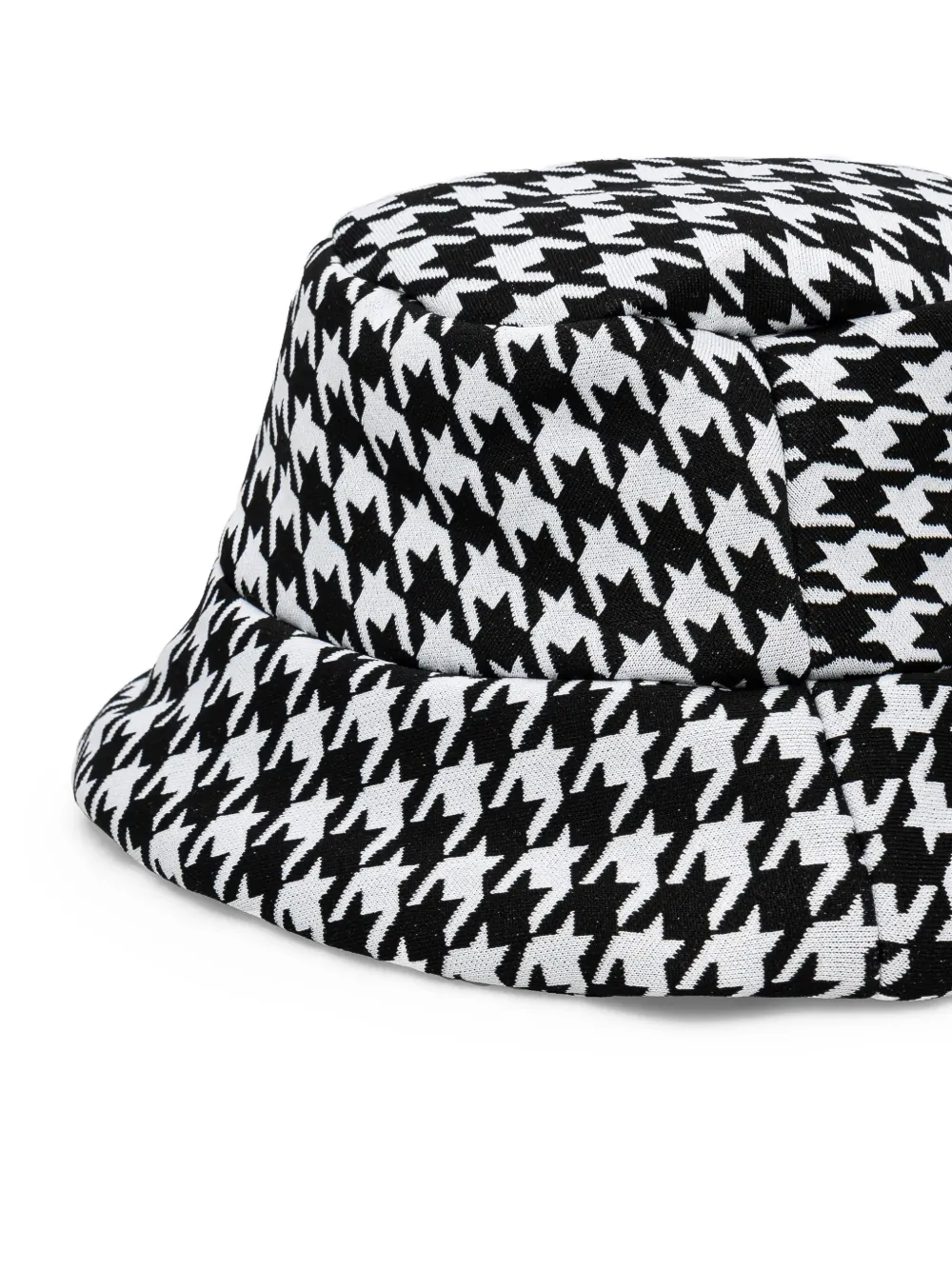  Newland Houndstooth Bucket Hat - Black 