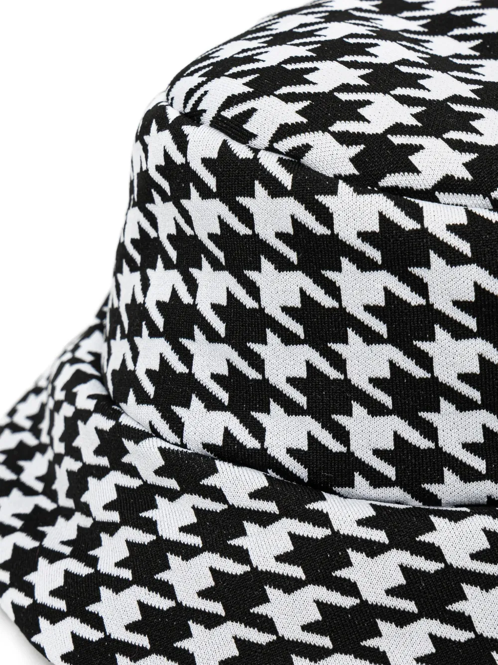  Newland Houndstooth Bucket Hat - Black 