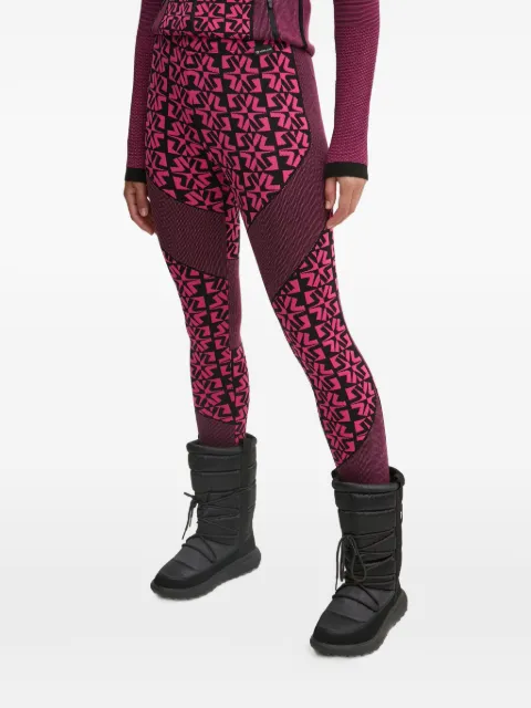 NEWLAND leggins con motivo geométrico