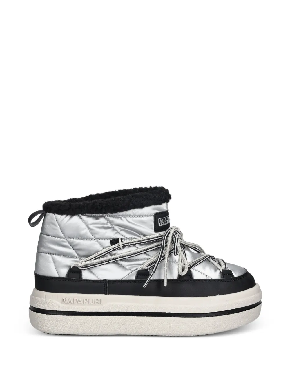 Napapijri Glacier quilted boots - Argento