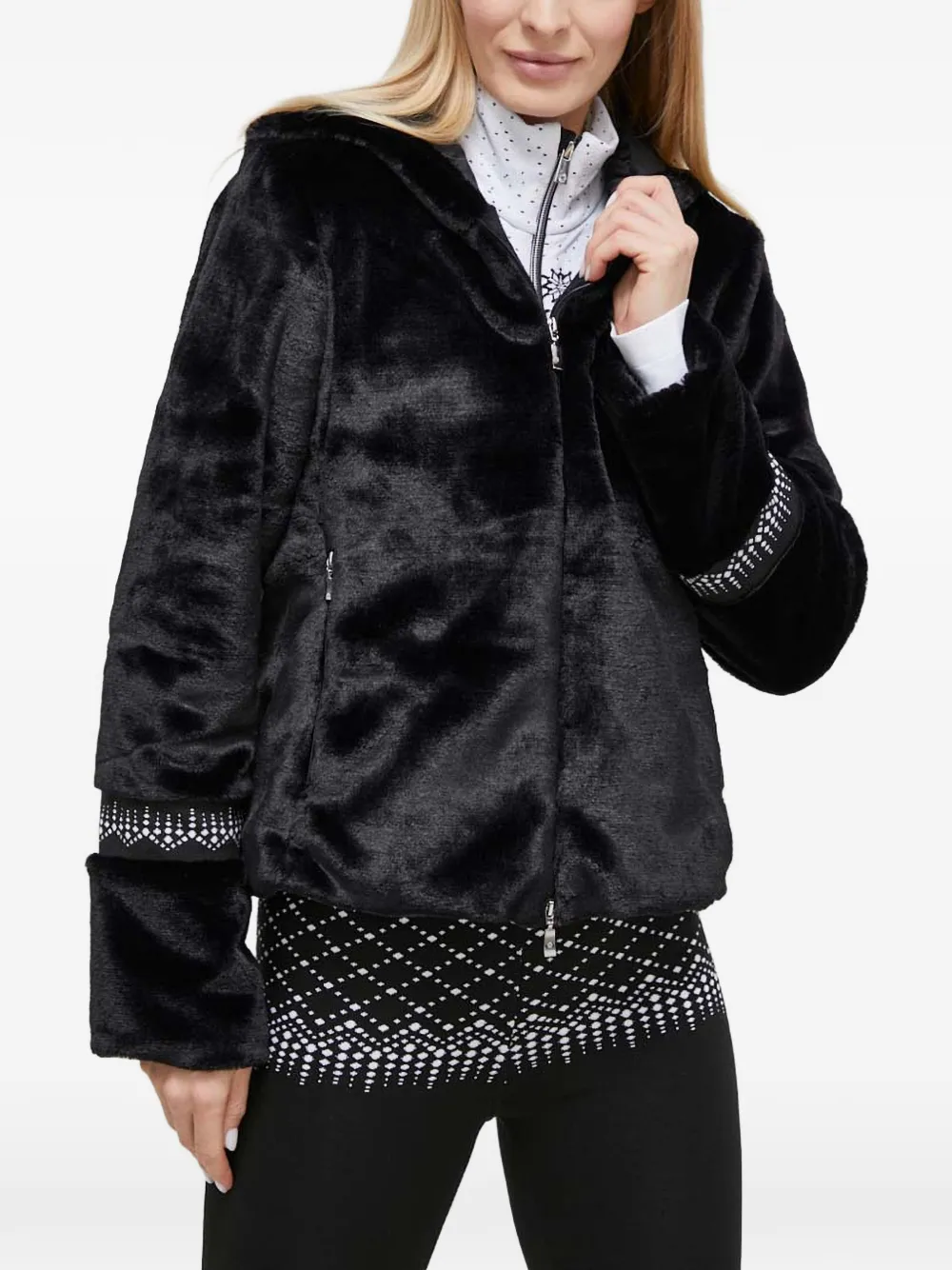 NEWLAND Calipso hooded jacket - Nero