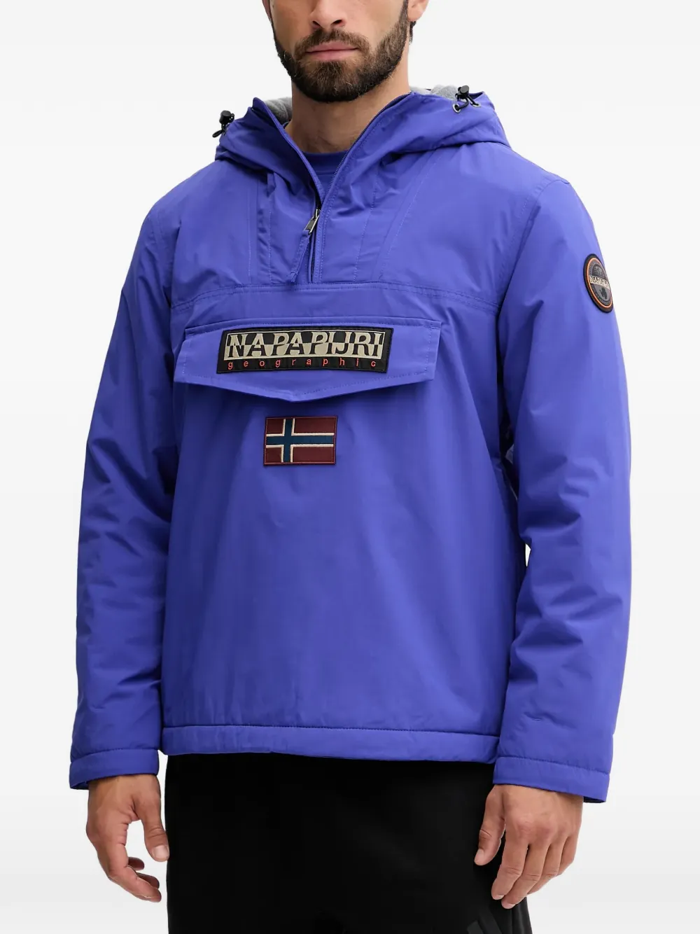 Napapijri rainforest hooded zip jacket - Blu