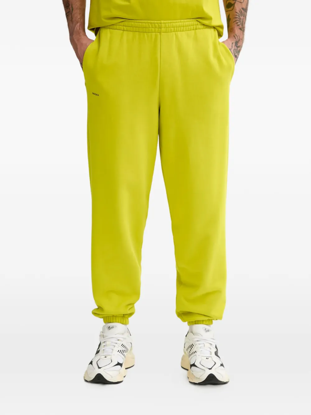 Pangaia cotton track pants - Giallo