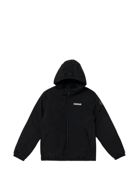 Napapijri Kids chamarra con capucha y cierre