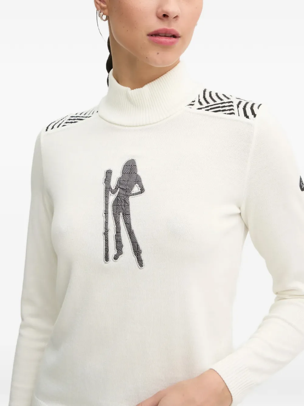 Patterned Graphic Sweater