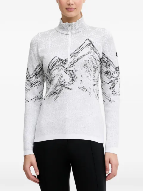 NEWLAND mountain-print sweater