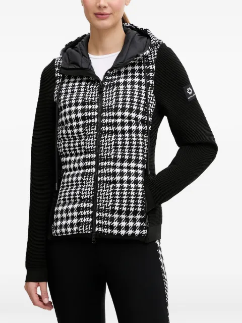 NEWLAND houndstooth hooded jacket