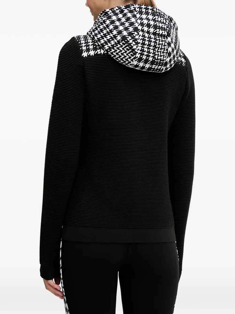 NEWLAND Jack met pied-de-poule print Zwart