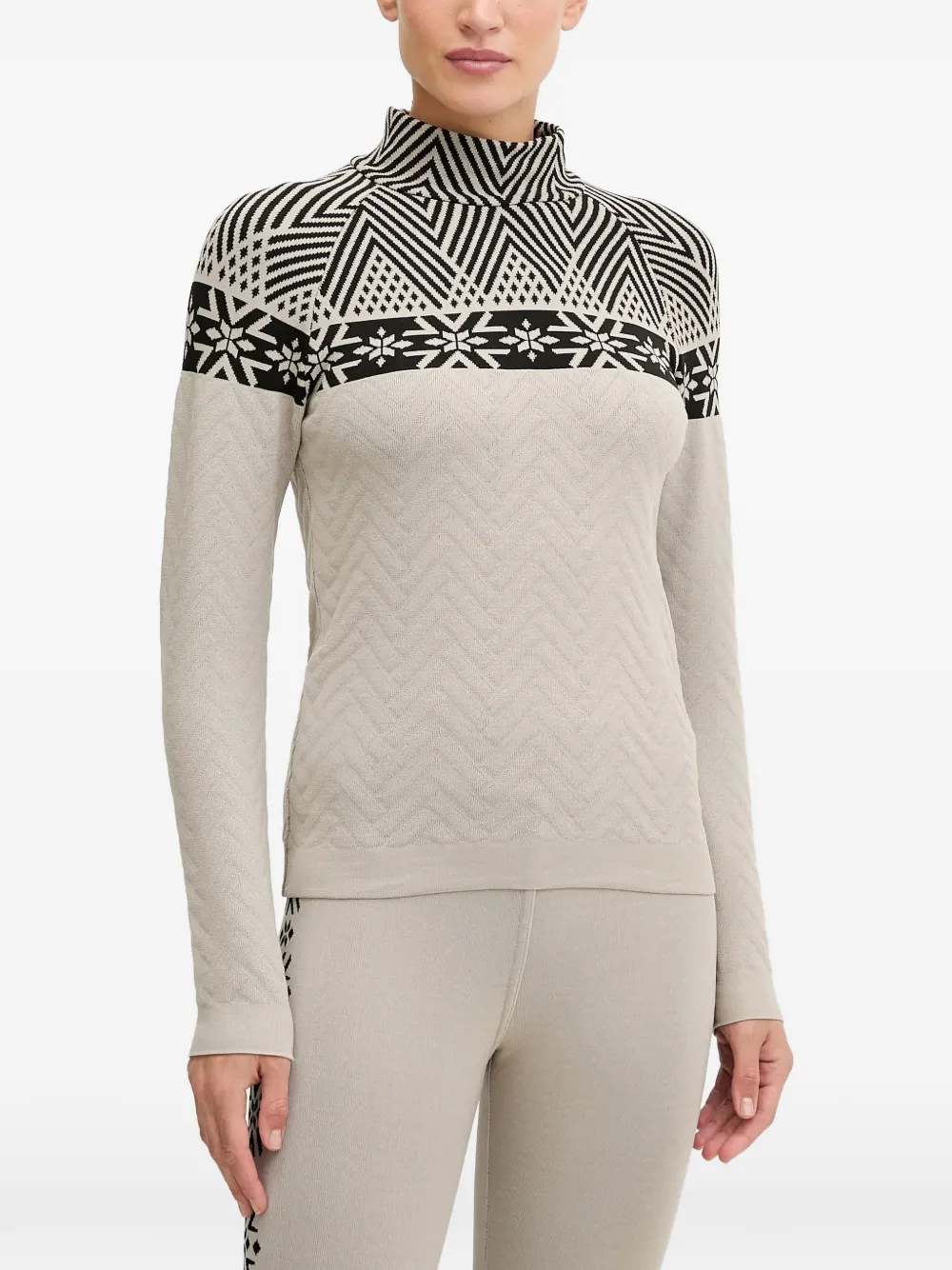 NEWLAND geometric-patterned sweater - Toni neutri