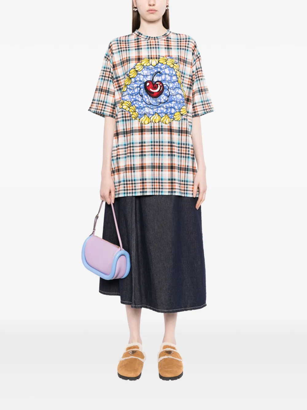  Penultimate Plaid T-shirt - Orange 
