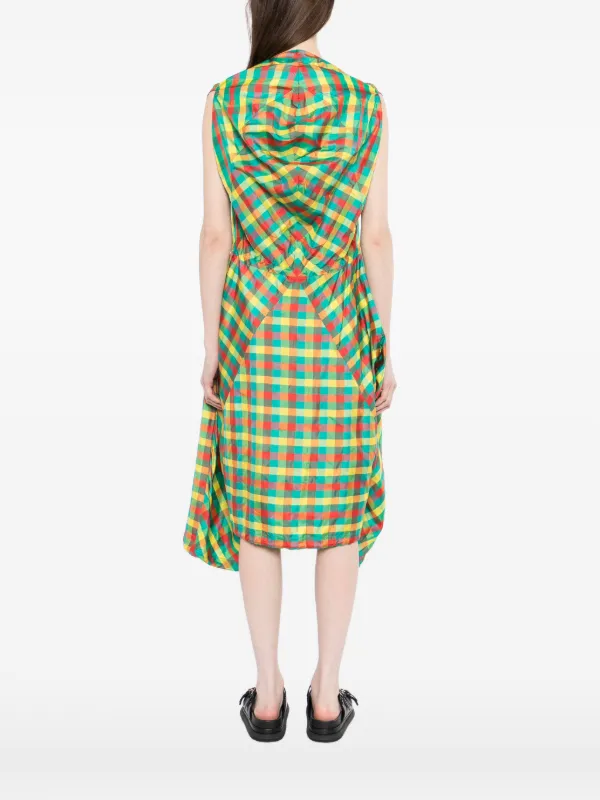 Penultimate Plaid Midi Dress - Yellow Penultimate Plaid Midi Dress - Yellow