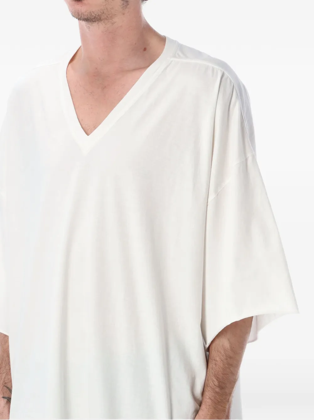 Rick Owens Tommy T-shirt met V-hals Wit