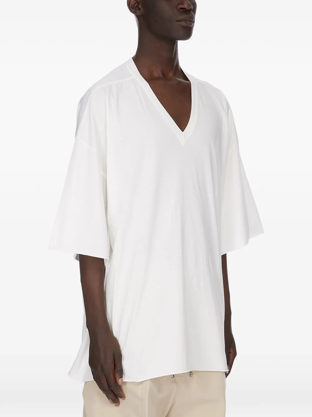 Rick Owens Tommy T-shirt met V-hals Wit