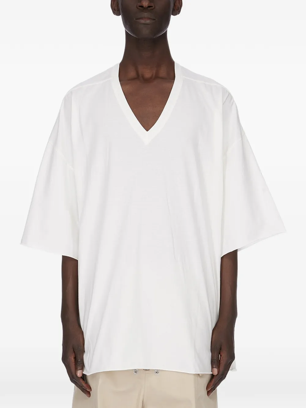 Rick Owens Tommy T-shirt met V-hals Wit