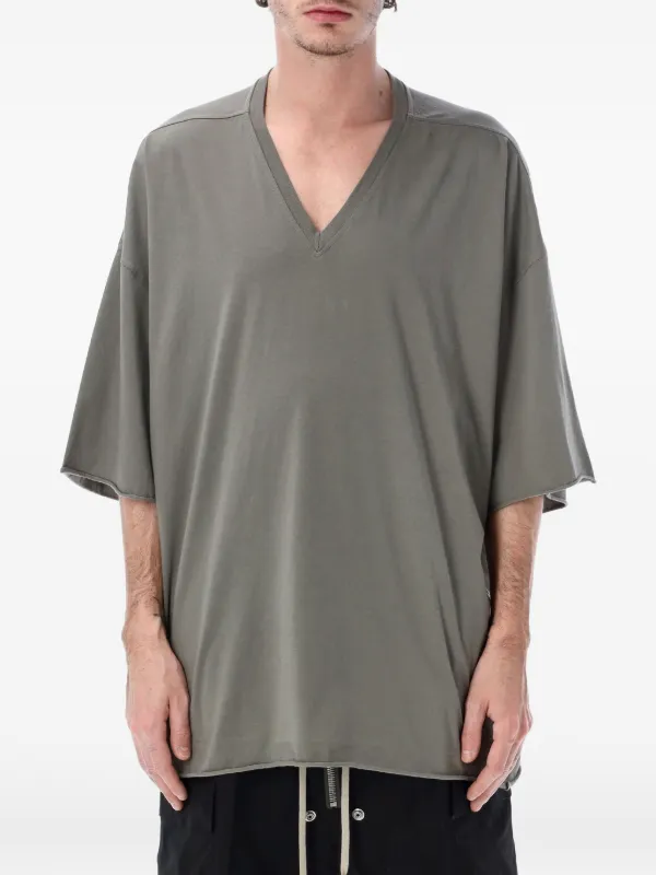 Rick Owens Tommy Vネック Tシャツ | グレー | FARFETCH JP