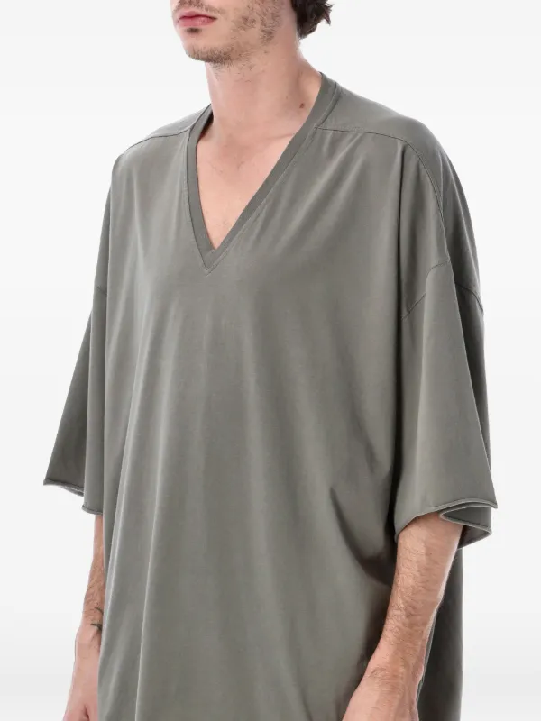 Rick Owens Tommy Vネック Tシャツ | グレー | FARFETCH JP