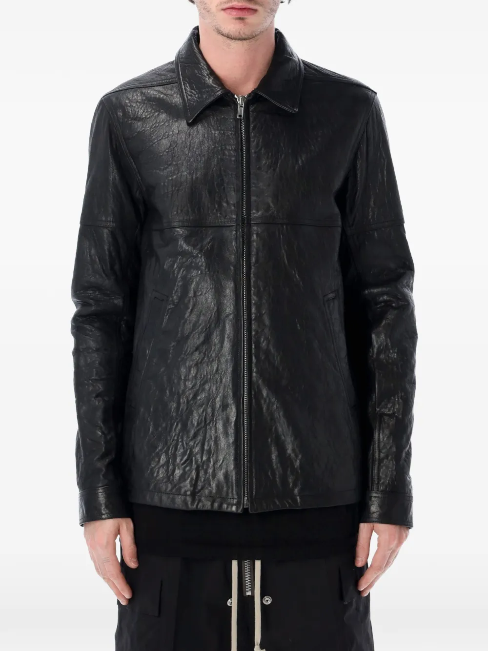 Rick Owens Brad zip-up jacket - Nero
