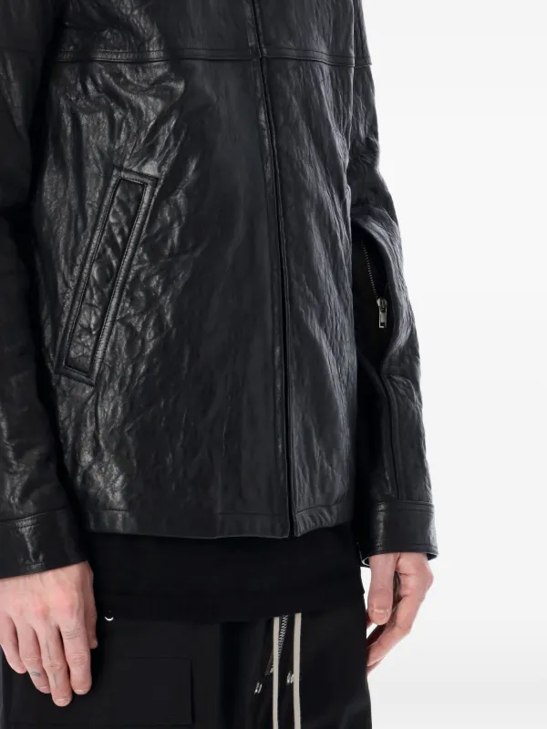 Rick Owens Brad ジップアップ ジャケット | ブラック | FARFETCH JP