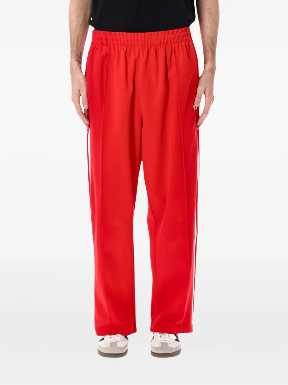 adidas logo-detail trousers - Rosso