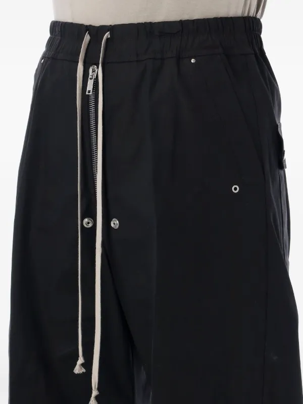 Rick Owens ドローストリング パンツ | ブラック | FARFETCH JP