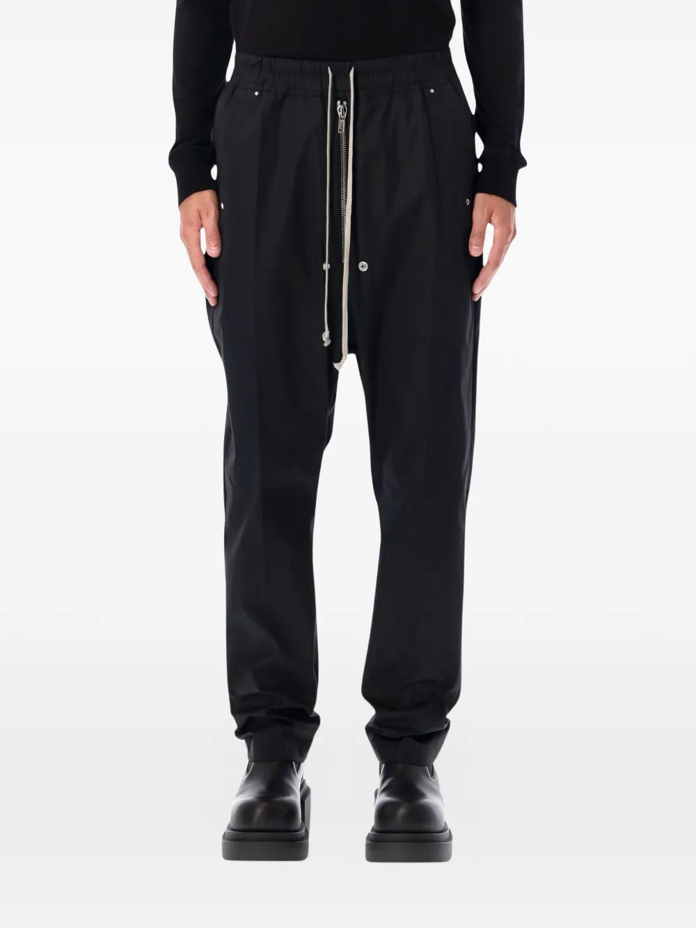 Rick Owens Bela zip-up trousers - Nero
