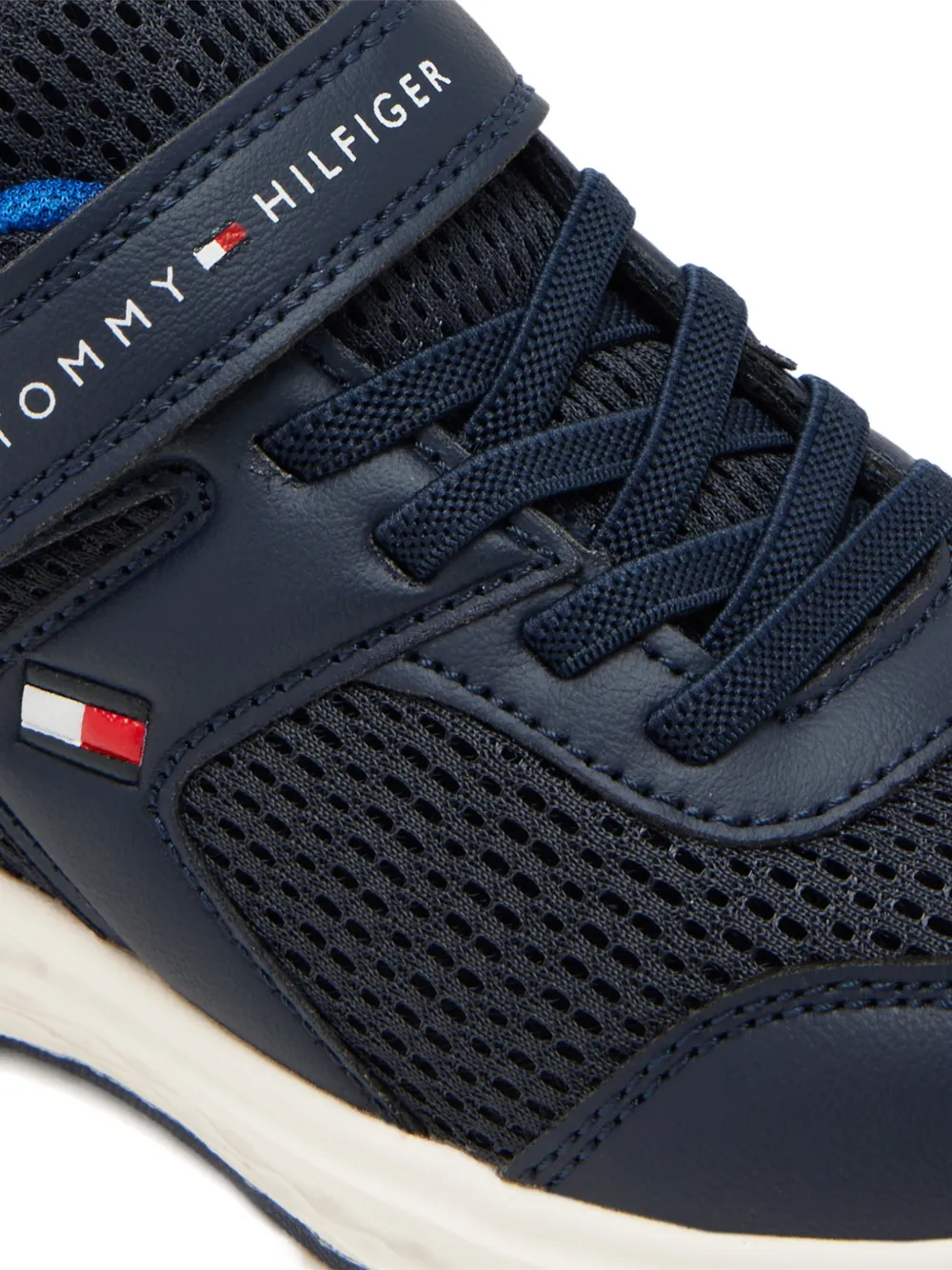 Tommy Hilfiger Junior lace-up sneakers Blauw