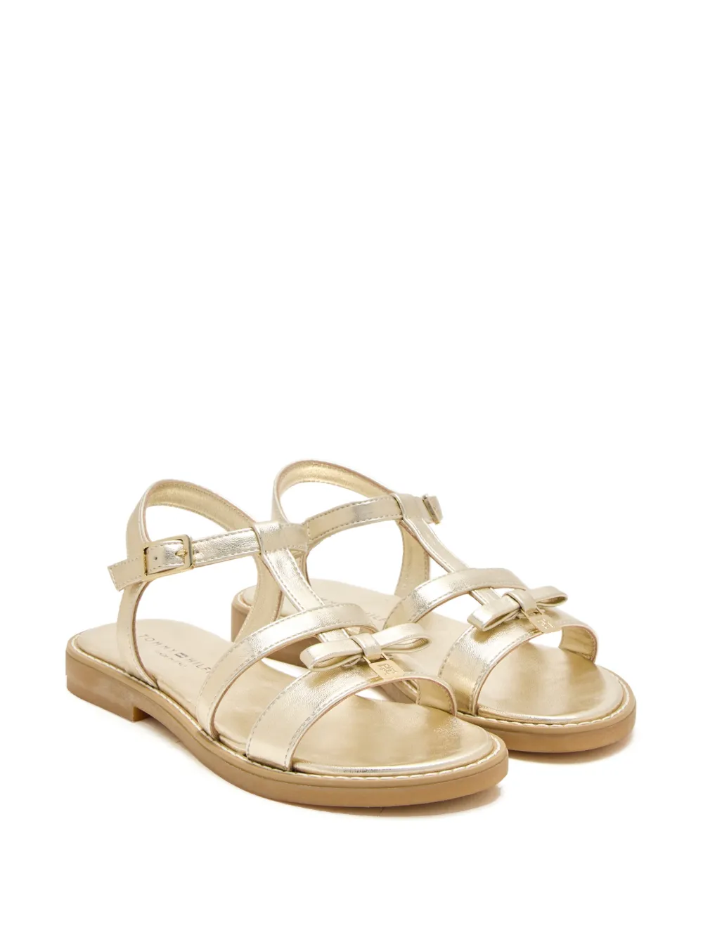 Tommy Hilfiger Junior T-strap sandals - Oro