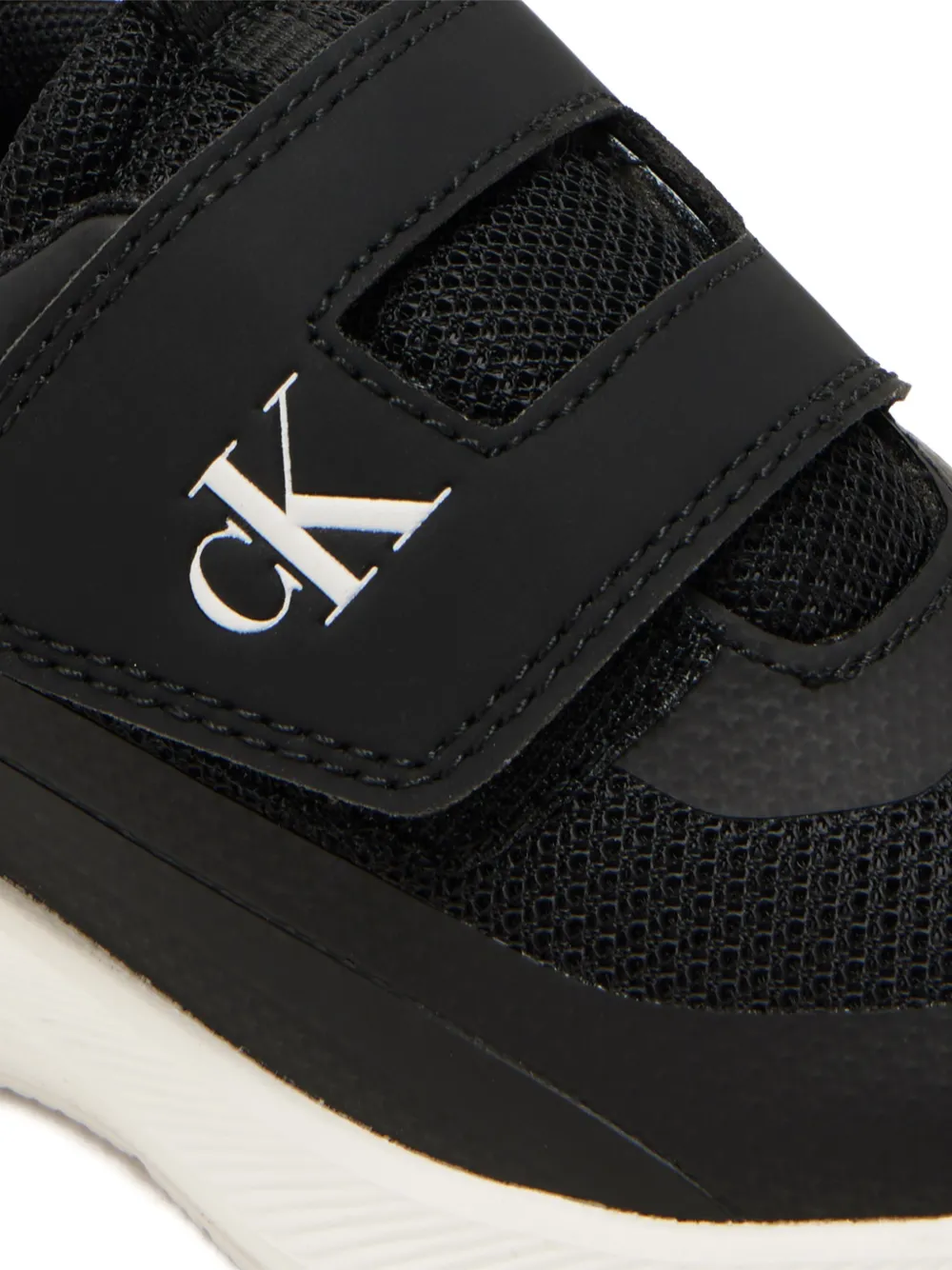 Calvin Klein Kids Sneakers met logoband Zwart