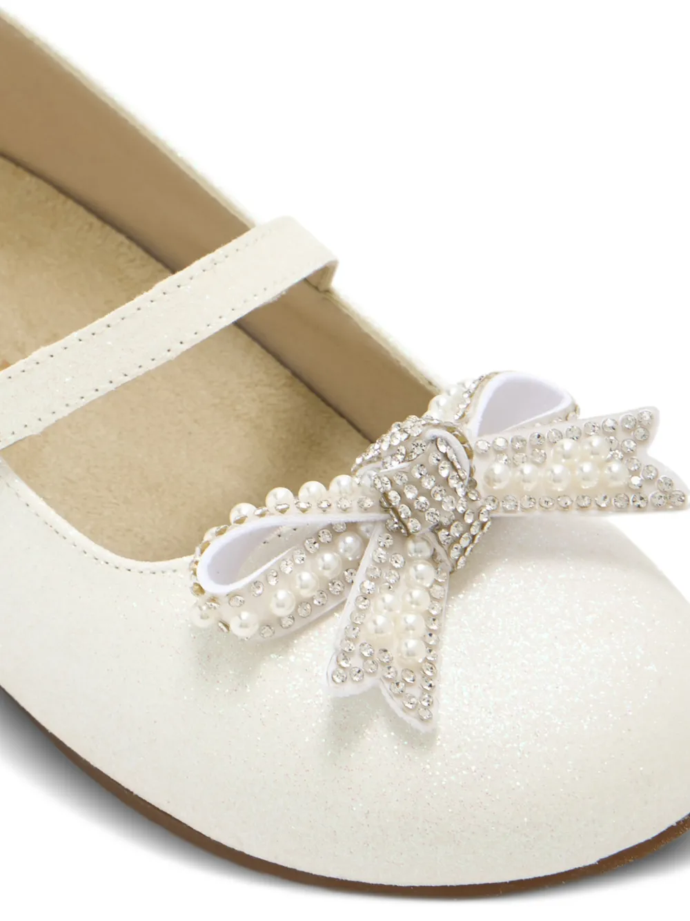 BabyWalker Ballerina's met strikbandje Wit