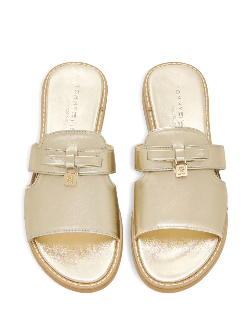Tommy Hilfiger Junior bow-detail sandals Goud