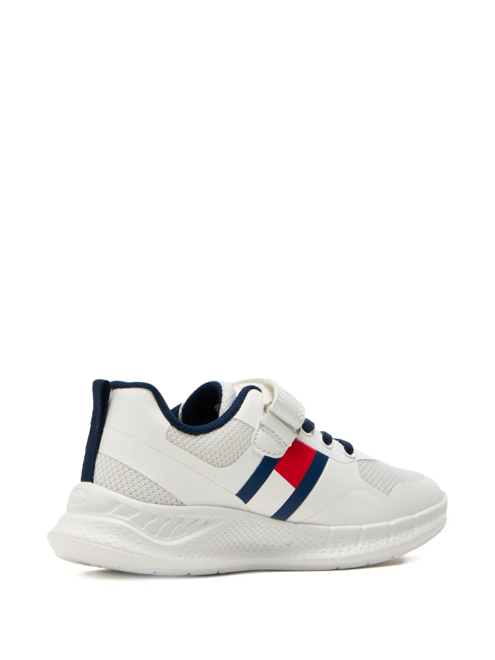 Tommy Hilfiger Junior logo-strap sneakers - Wit