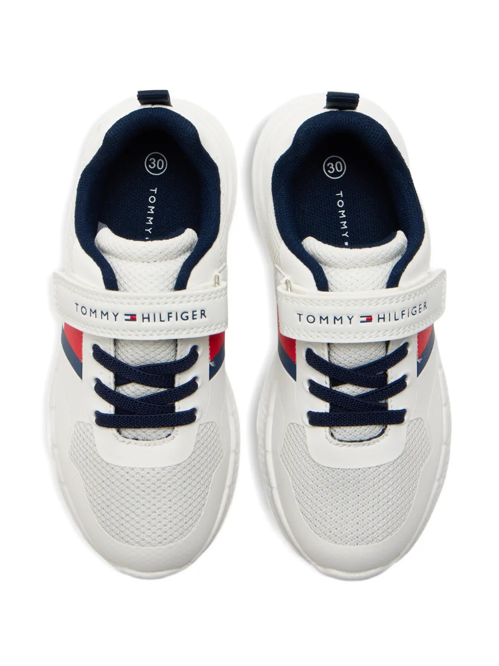Tommy Hilfiger Junior Sneakers met logoband Wit