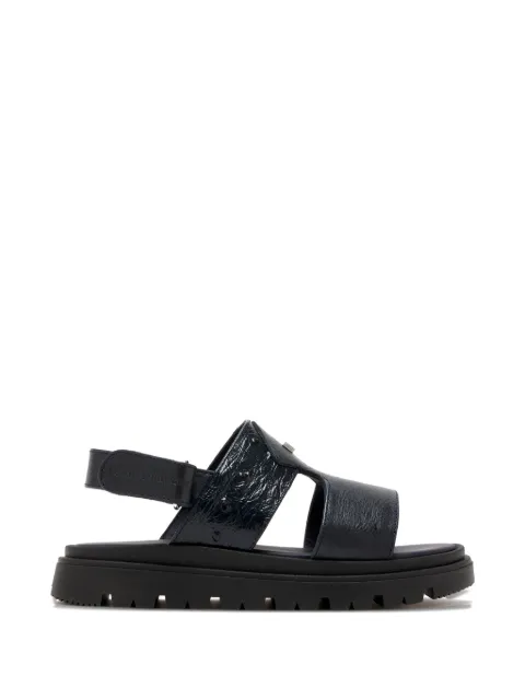 Tommy Hilfiger Junior 로고 디테일 텍스처 샌들