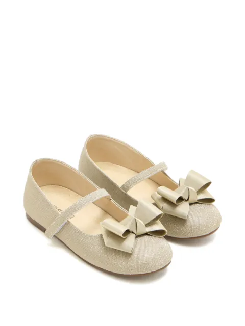 BabyWalker bow-detail strap ballerinas