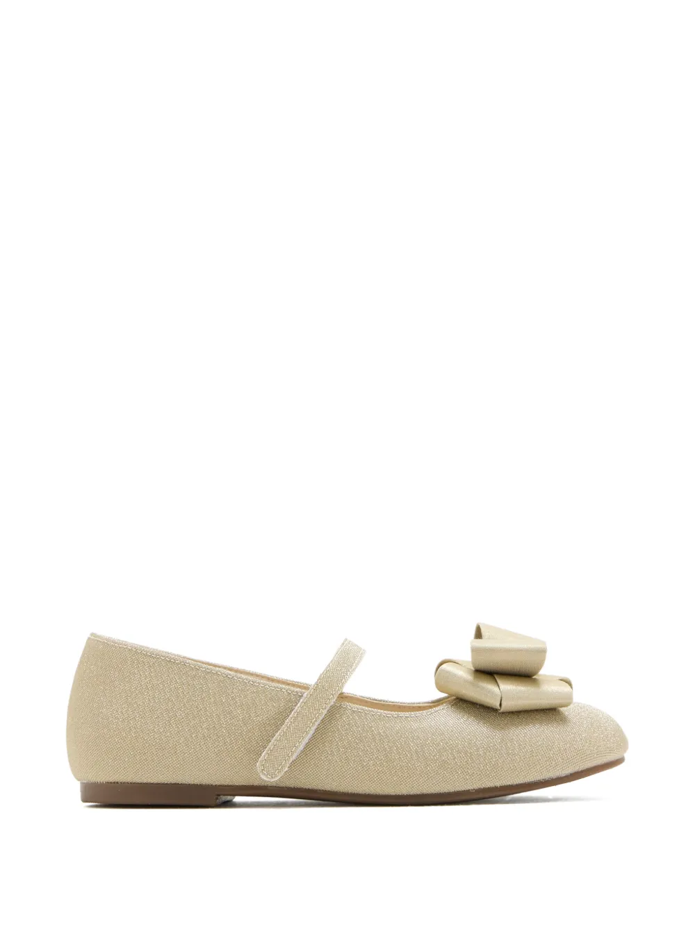 BabyWalker Ballerina's met strikdetail Beige