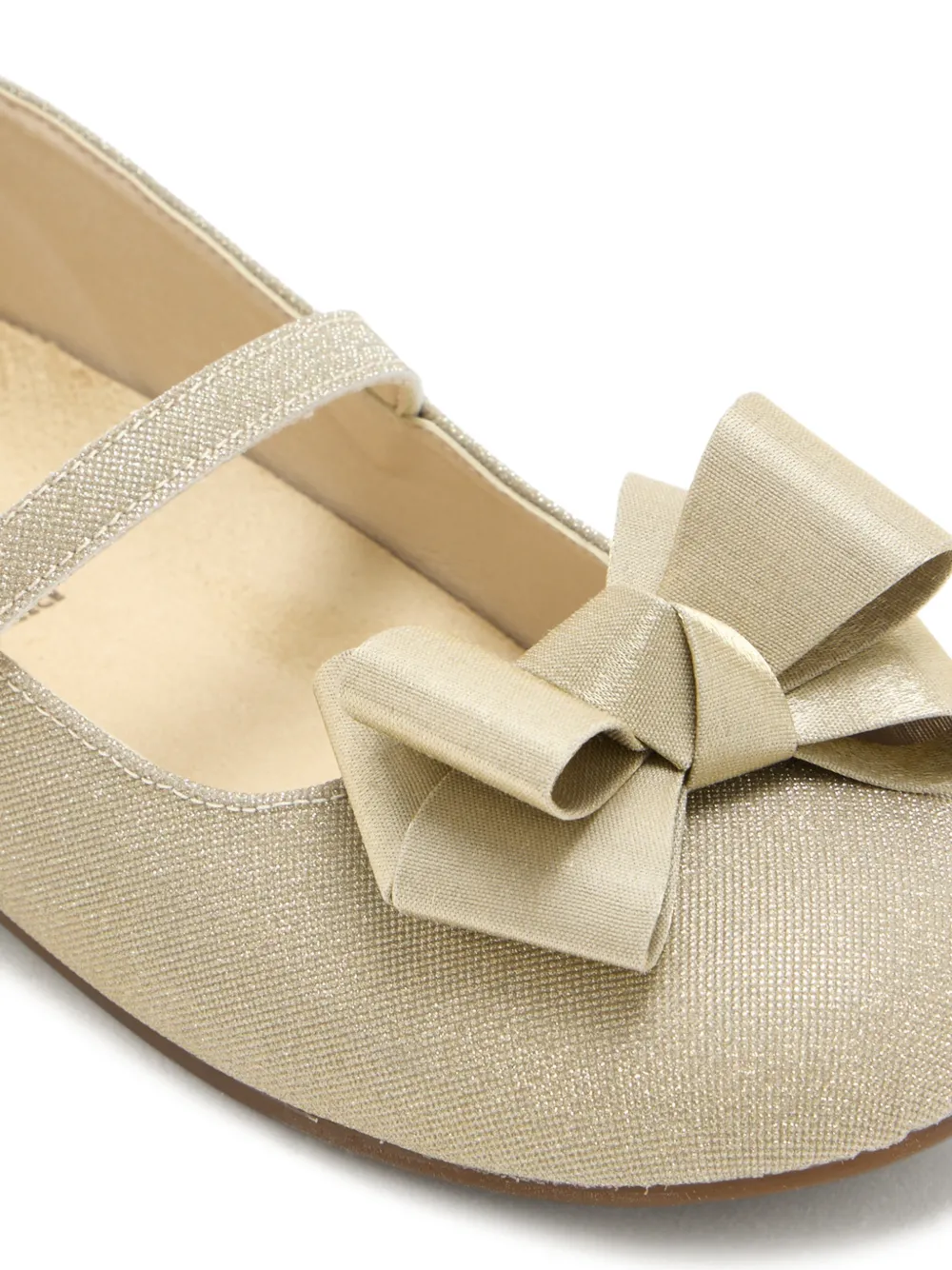 BabyWalker Ballerina's met strikdetail Beige