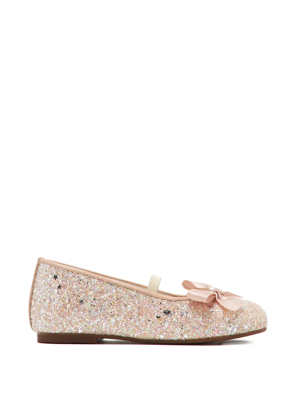 BabyWalker glitter bow ballerinas - Rosa