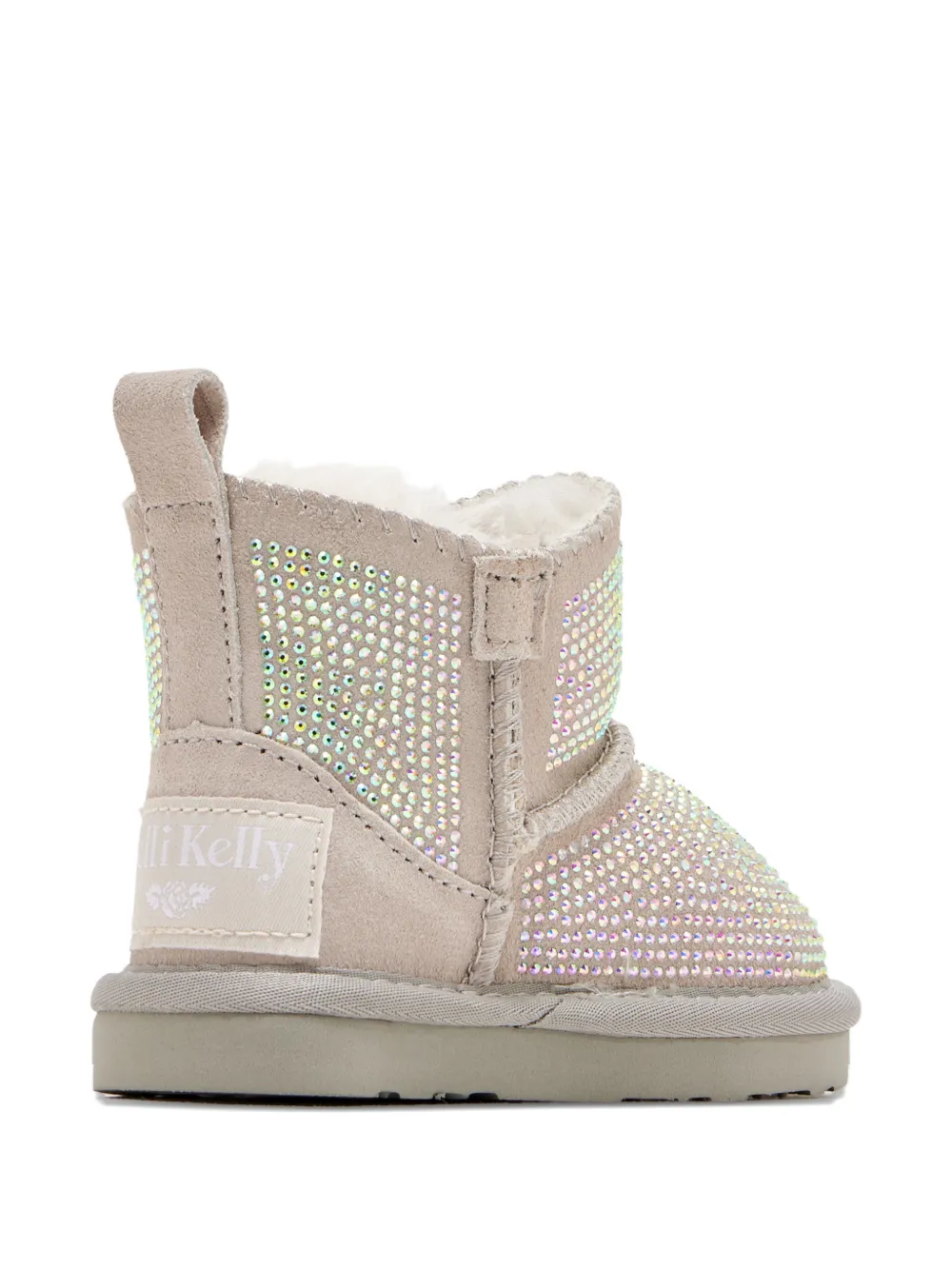 Lelli Kelly Olivia embellished pull tab boots Grijs