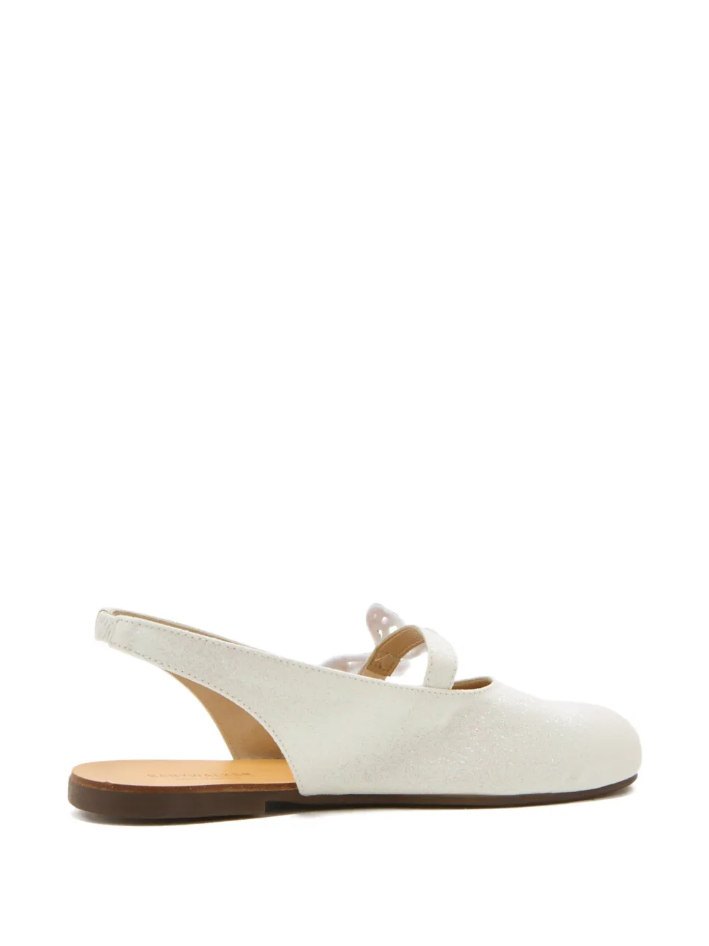 BabyWalker Sandalen verfraaid met vlinders Wit