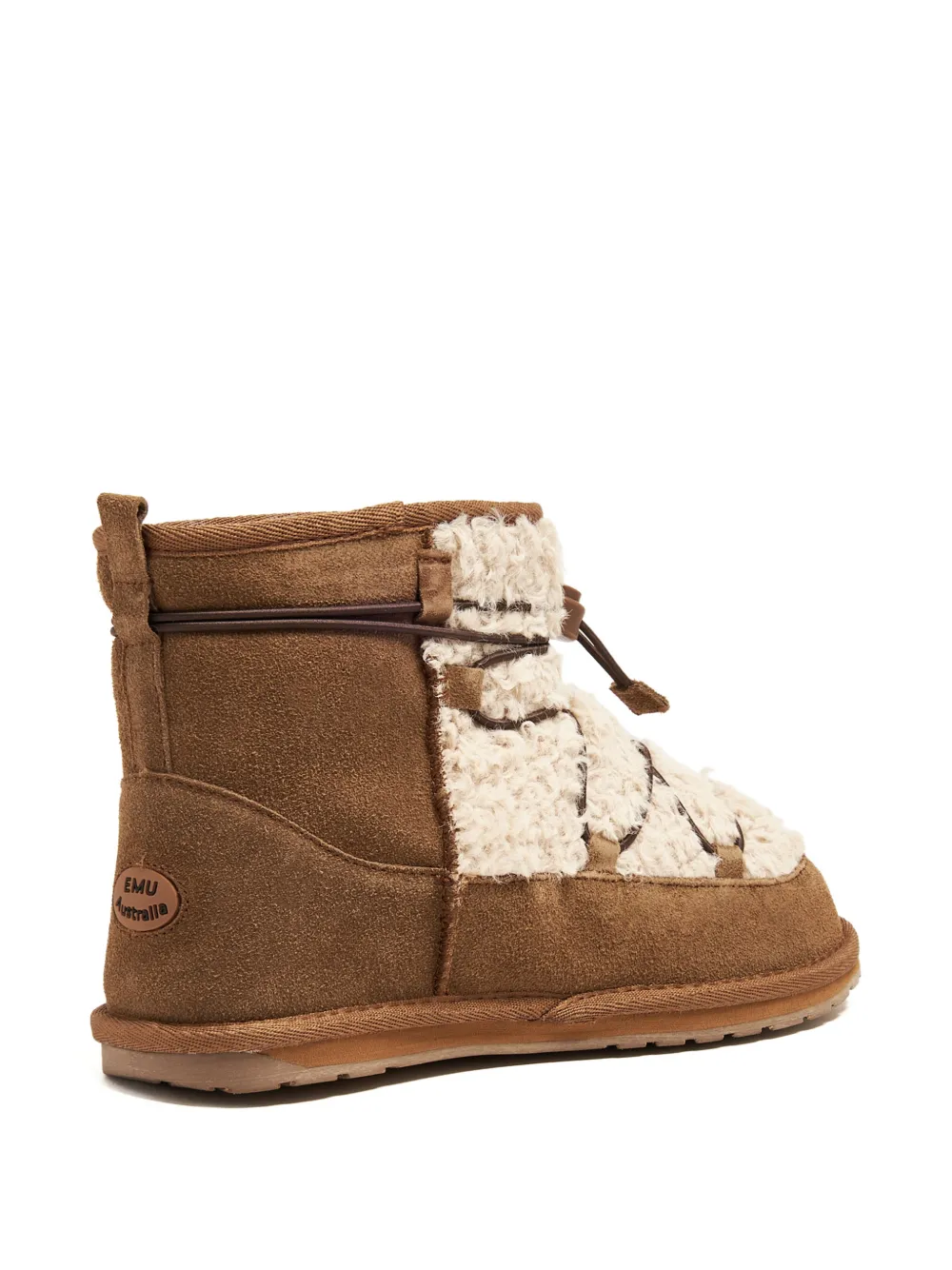 Emu Kids Mauboy fur-toggle boots - Bruin