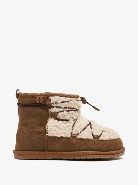 Emu Kids Mauboy fur-toggle boots