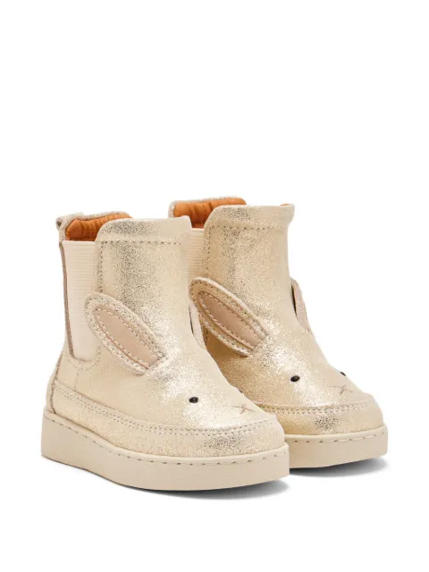 Donsje Kheera bunny-detail boots