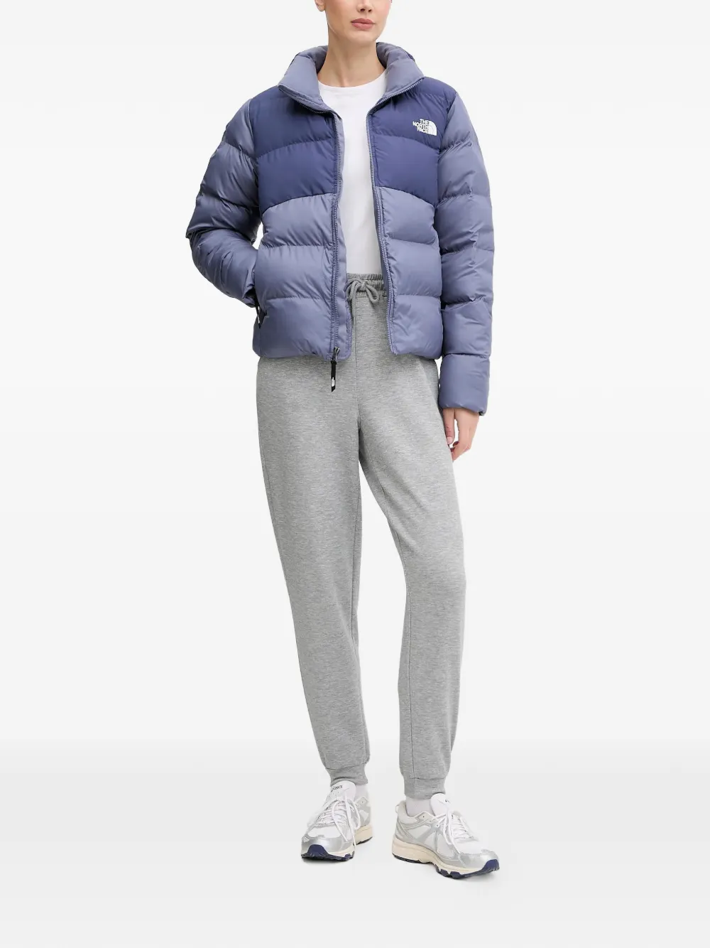 The North Face Two-tone Padded Jacket - Blue 