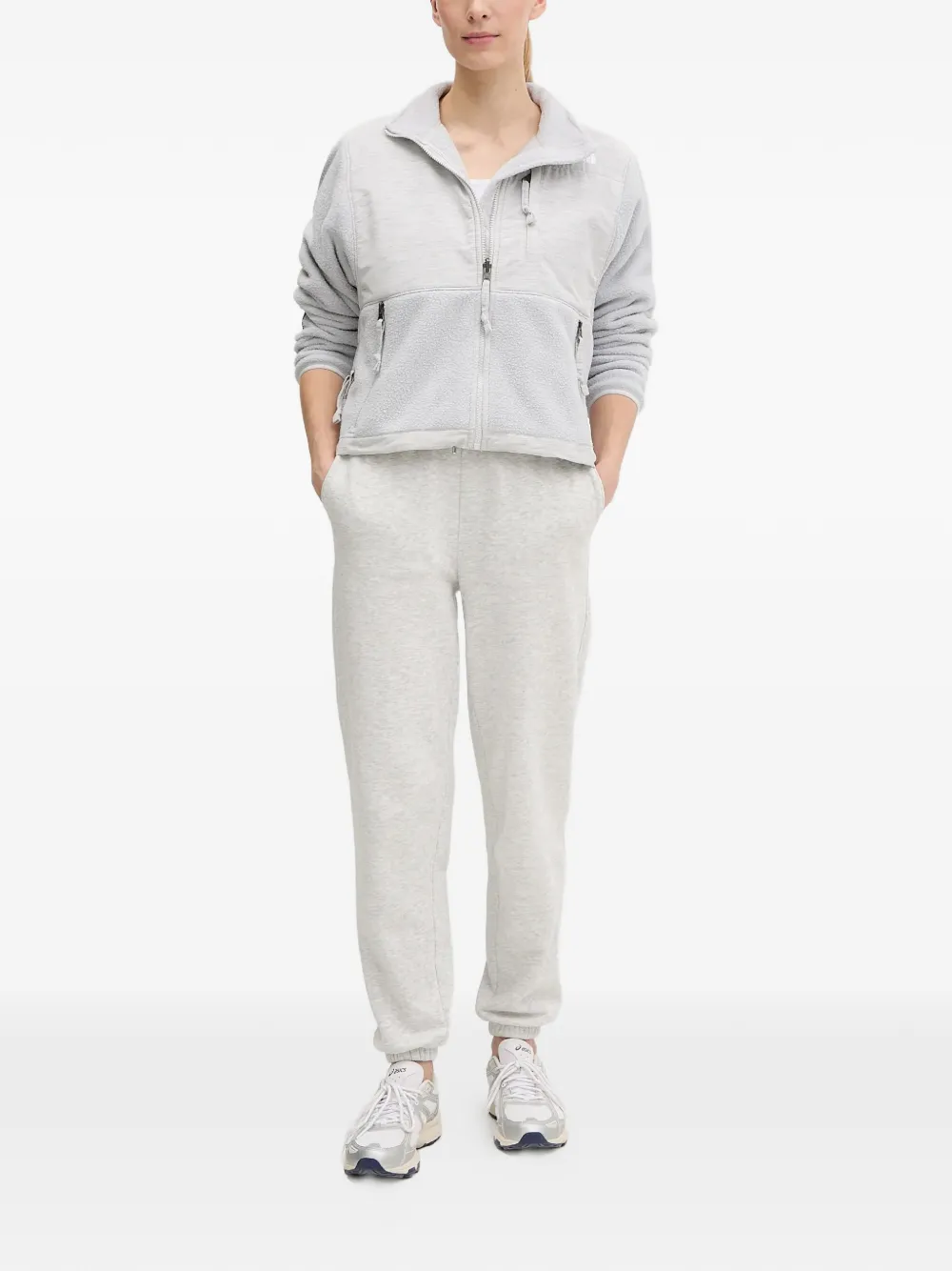 The North Face Fleece jack met ritssluiting Grijs