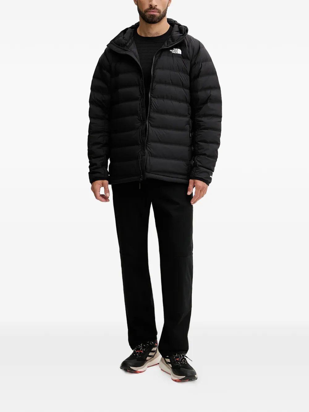 The North Face Abseil gewatteerd jack met capuchon Zwart