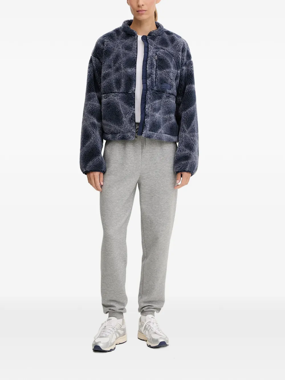  The North Face Zip-up Fleece Jacket - Blue 